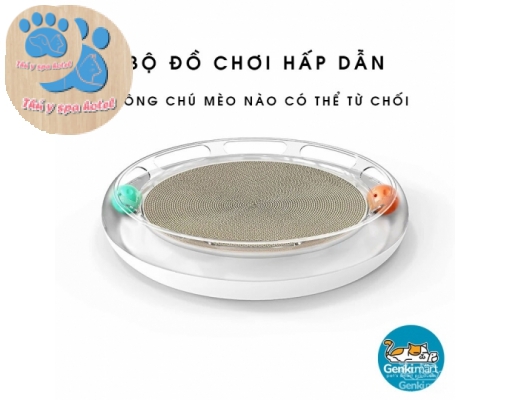 Bàn Cào Móng Petkit Kết Hợp Bóng Đồ Chơi